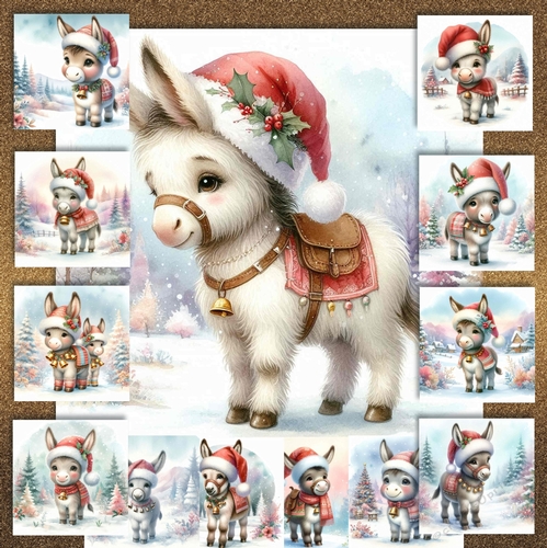 Little Christmas Donkey
