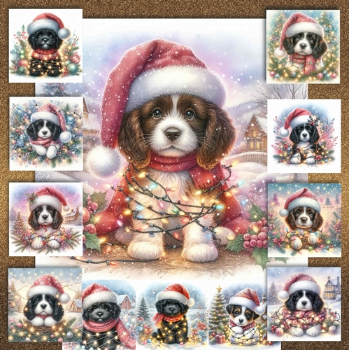 Tangled Christmas Pups 16