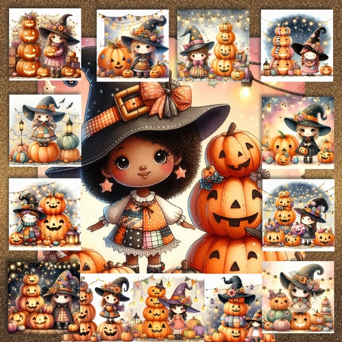 Lil  Pumpkin Witch