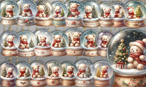 Teddy Snowglobes 2