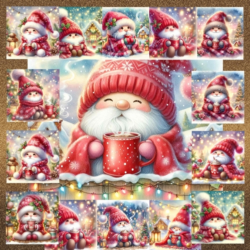 Festive Hot Chocolate Gnome 