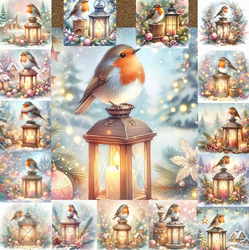 Festive Robins