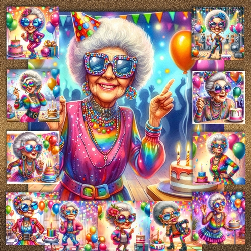 Senior Lady   Birthday Wishes
