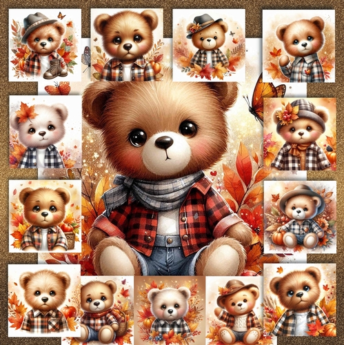 Autumn Teddy Bear