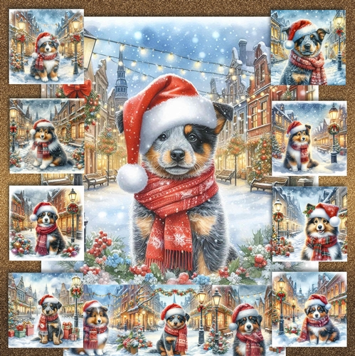 Charming Christmas Street  Pups 3