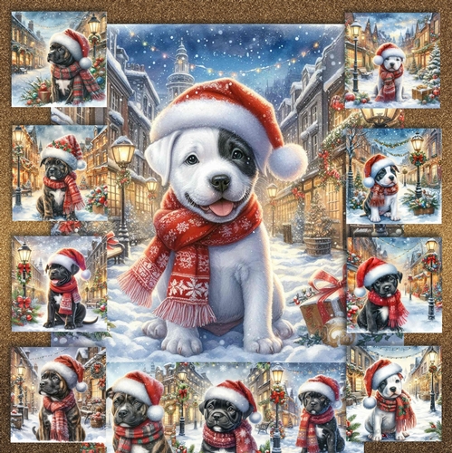 Charming Christmas Street  Pups 7