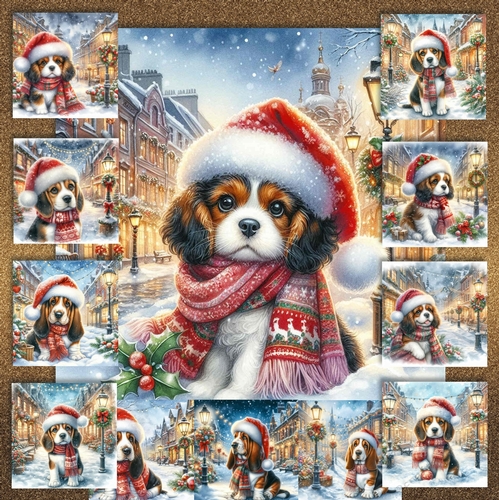 Charming Christmas Street  Pups 8