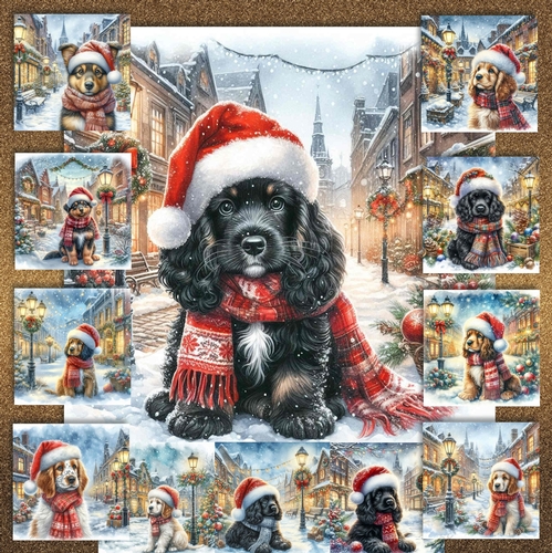 Charming Christmas Street  Pups 15