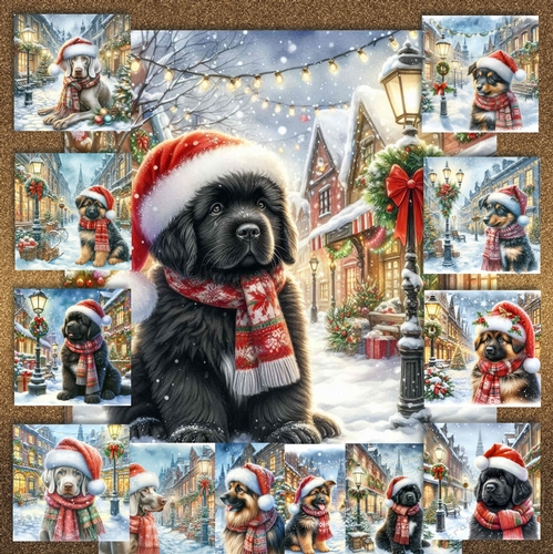 Charming Christmas Street  Pups 16