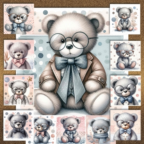 Pencil Drawn Bears 1