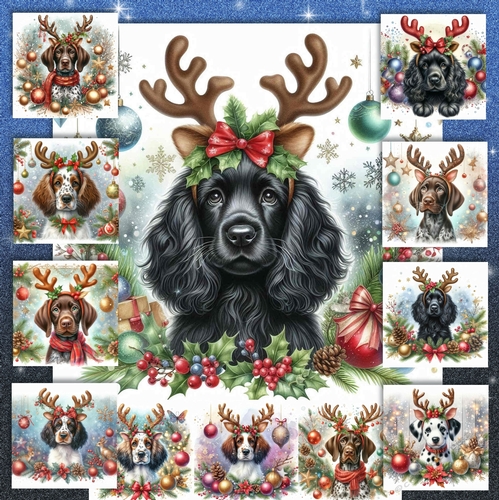 Christmas Antler  Pups 13