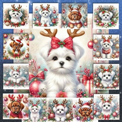 Christmas Antler  Pups 15