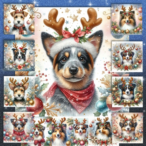 Christmas Antler  Pups 17