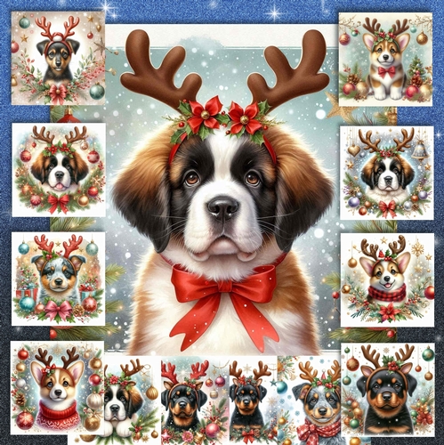 Christmas Antler  Pups 18
