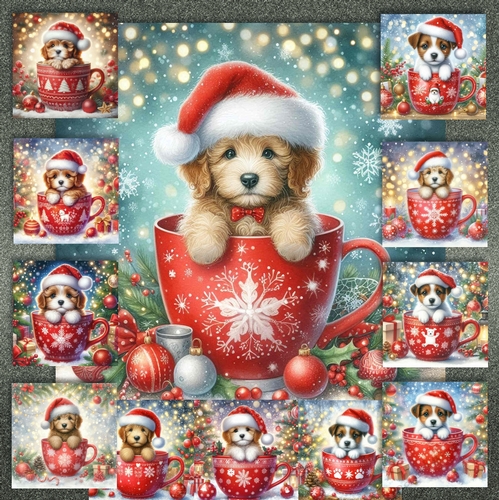 Christmas Mug Pups 5