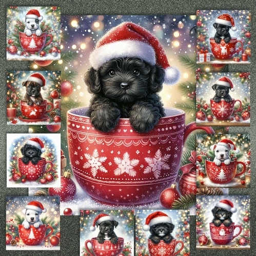 Christmas Mug Pups 6