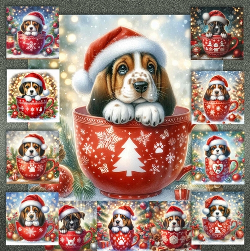 Christmas Mug Pups 7