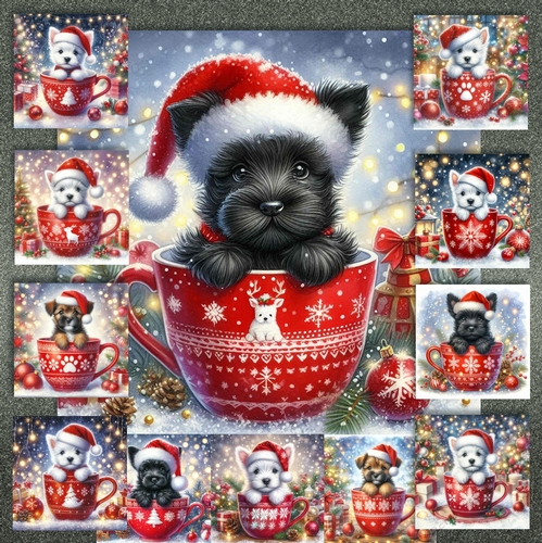 Christmas Mug Pups 10