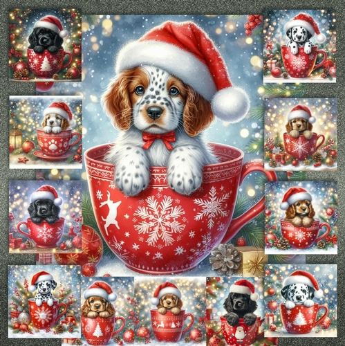 Christmas Mug Pups 14