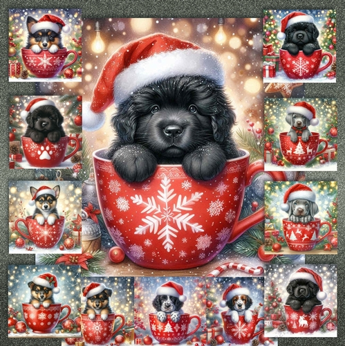 Christmas Mug Pups 15