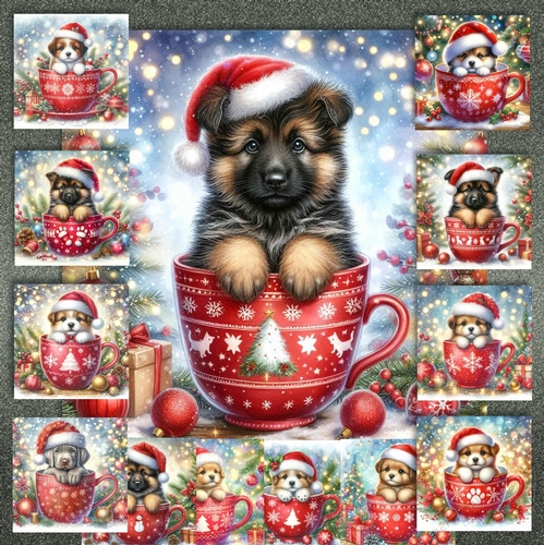 Christmas Mug Pups 16