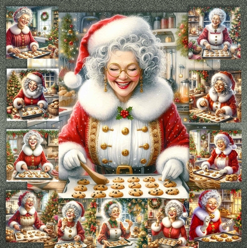 Baking with Mrs Claus