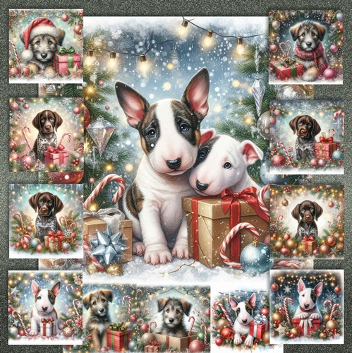 Christmas Gift Pups 1