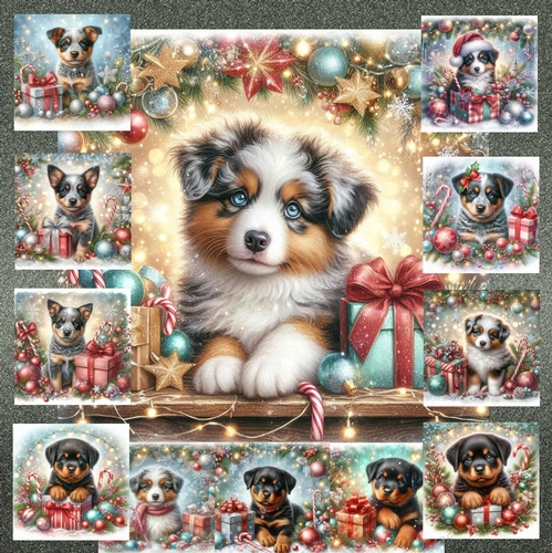 Christmas Gift Pups 4
