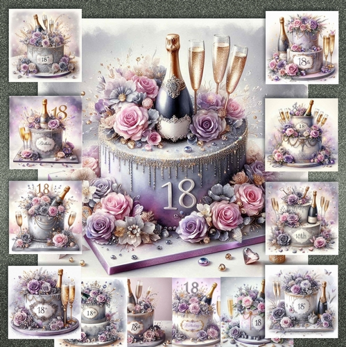 18th Birthday Cakes 