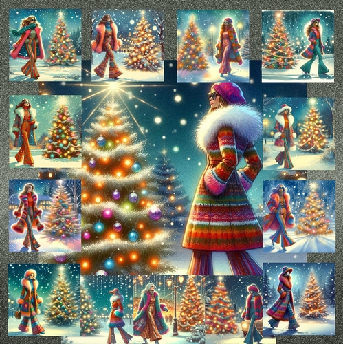 Retro Holiday Glam A 1970s Christmas Elegance
