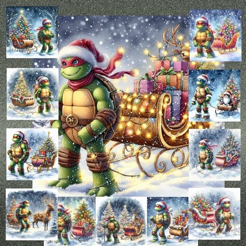 Christmas Ninja Turtles