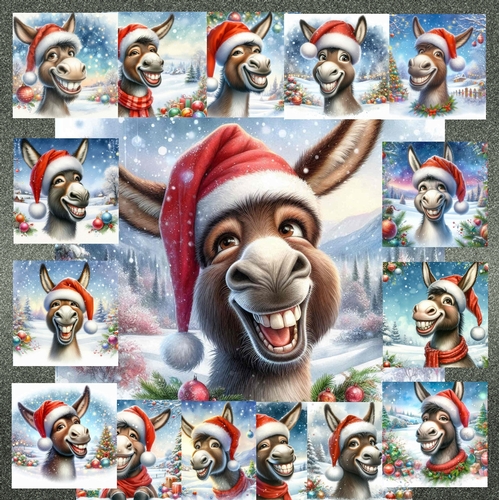 Christmas Donkey