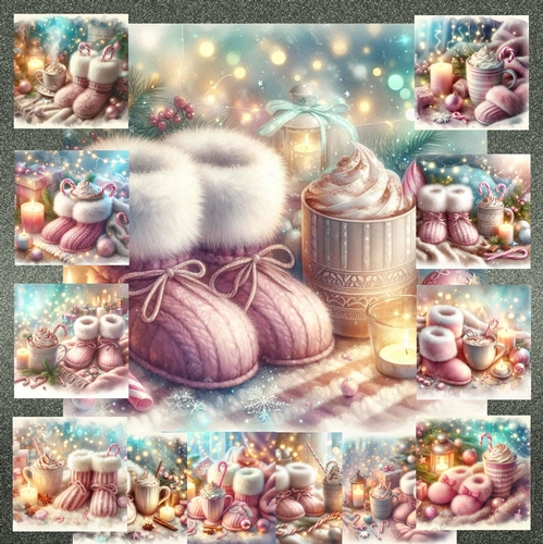 Comfy Cozy Christmas Slippers