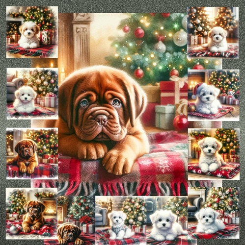 Christmas Tree Pups 1