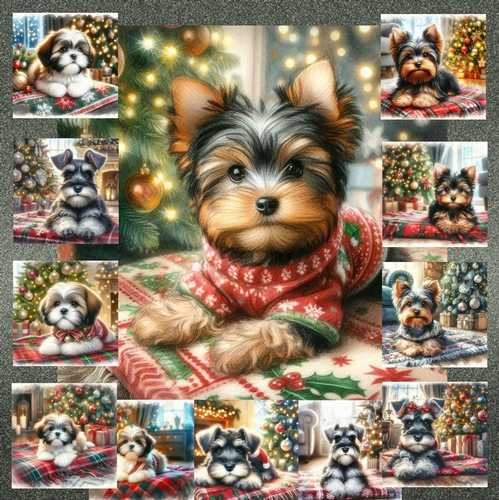 Christmas Tree Pups 9
