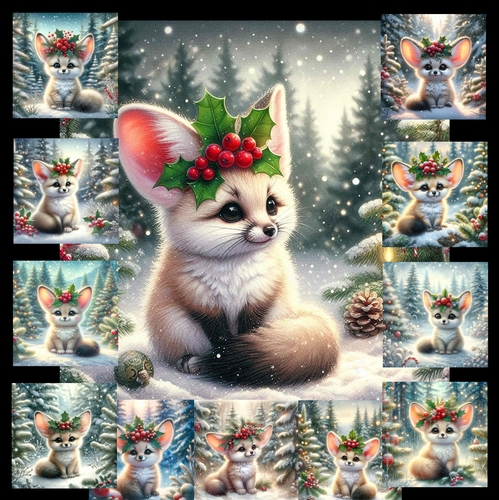 Woodland Festive Fox