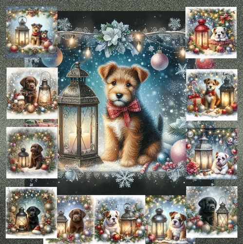 Christmas Lantern Pups 14