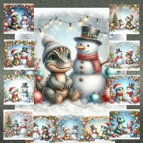 Christmas Dino Wishes