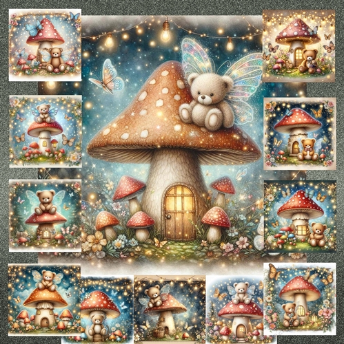 Magical Mushroom Teddy 2