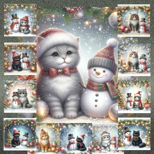 Snowman  Cat 2