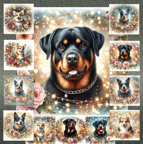 Whimsical Paws and Petals 2