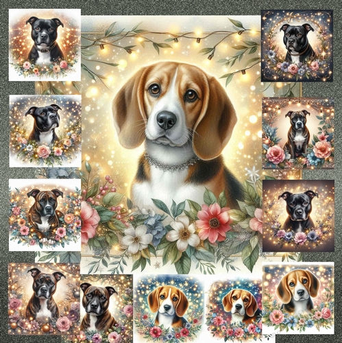 Whimsical Paws and Petals 6