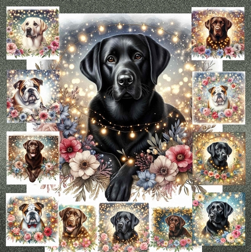 Whimsical Paws and Petals 13
