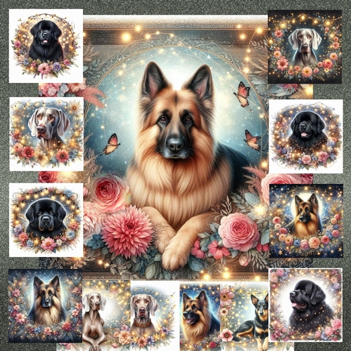 Whimsical Paws and Petals 16