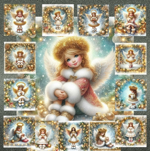 Festive Golden Angel 