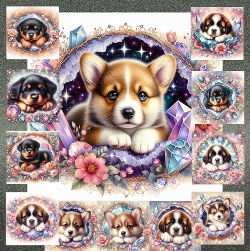 Puppy Dreams and Crystal Blooms 2