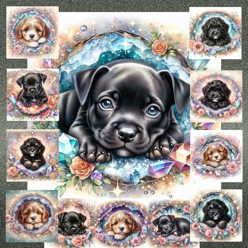 Puppy Dreams and Crystal Blooms 6
