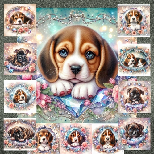 Puppy Dreams and Crystal Blooms 7