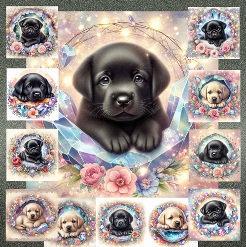 Puppy Dreams and Crystal Blooms 12
