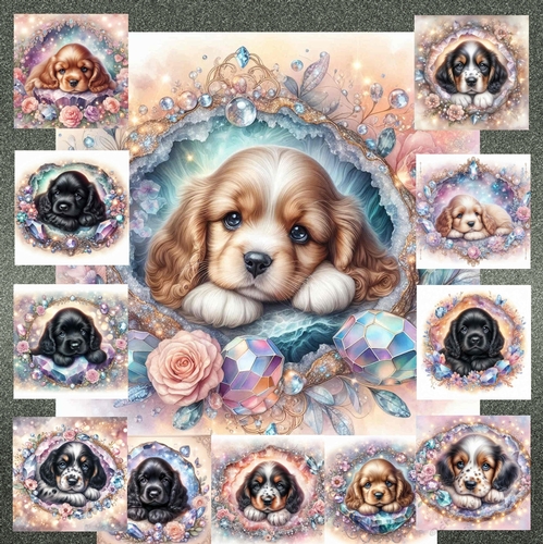 Puppy Dreams and Crystal Blooms 14